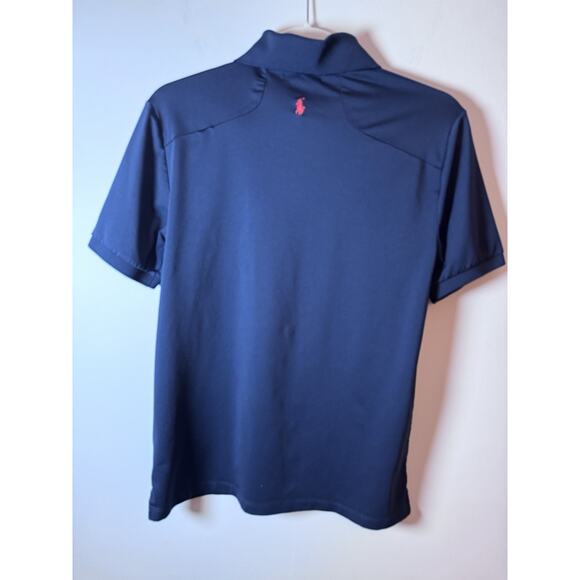 Congressional Country Club Boys Performance Golf Polo Ralph Lauren Navy 14/16 - Picture 2 of 14